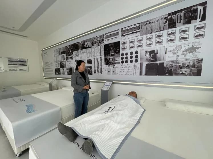 A private experience session with a Sleep Consultant at the HEKA Experience Center