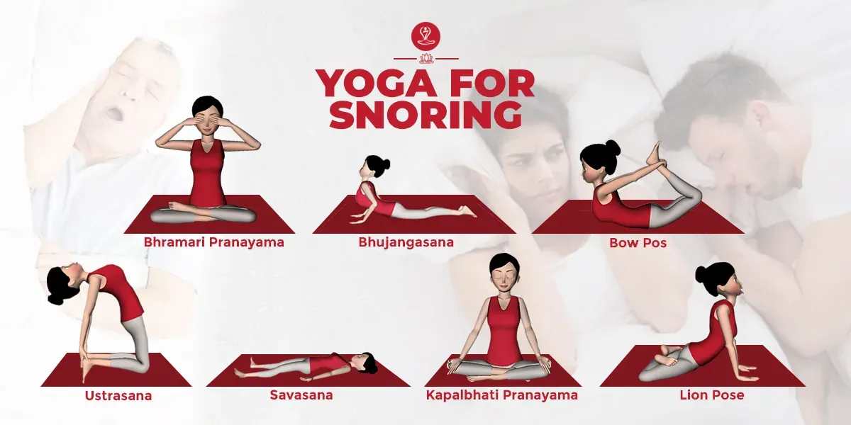Minh họa các tư thế yoga hỗ trợ hô hấp