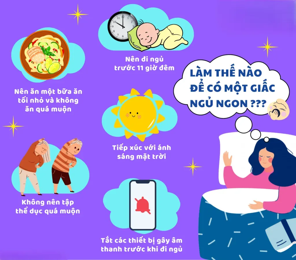 Một số cách giúp bạn có một giấc ngủ ngon