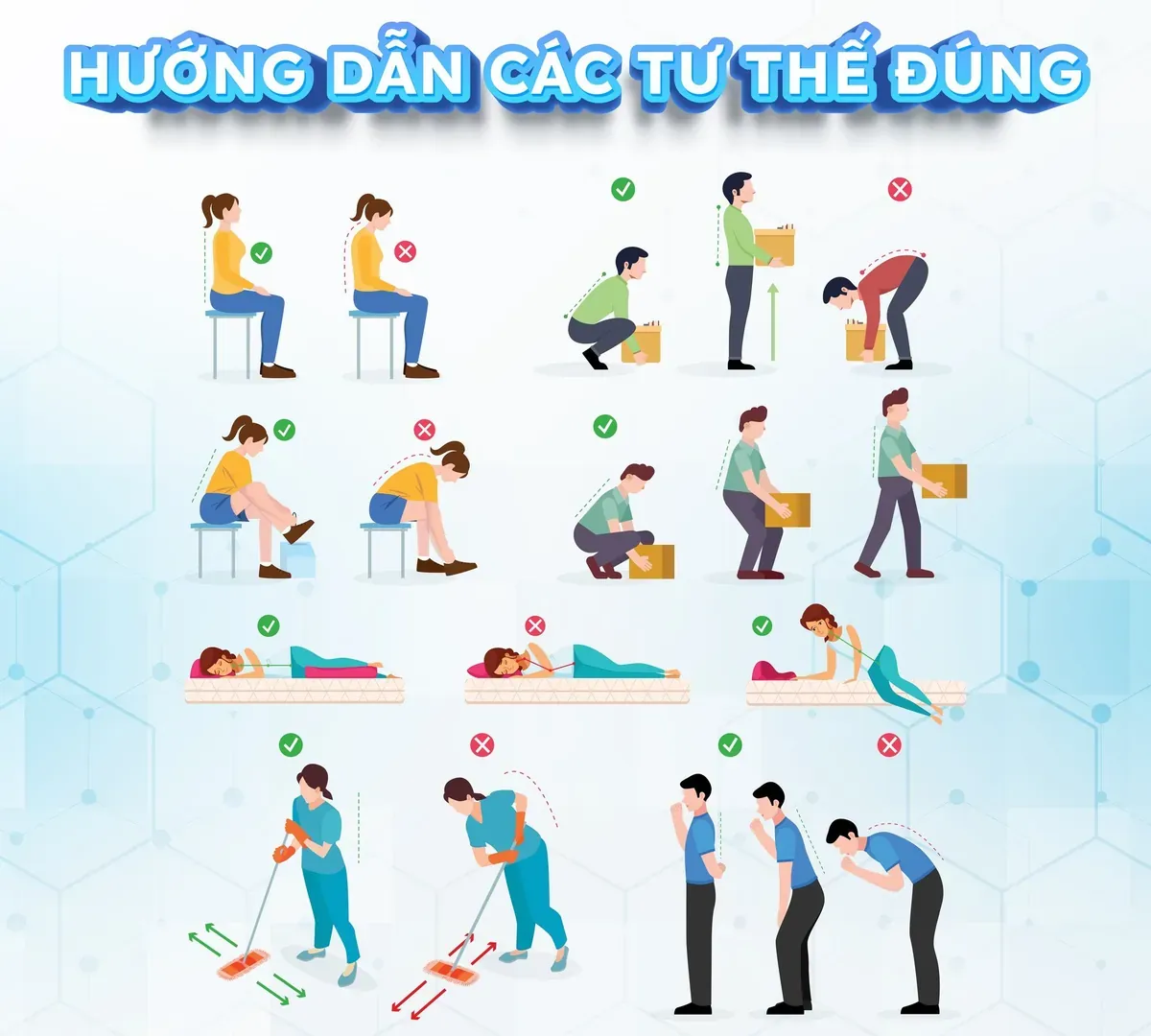 Duy trì tư thế làm việc và sinh hoạt đúng sẽ giúp bảo vệ cột sống của bạn