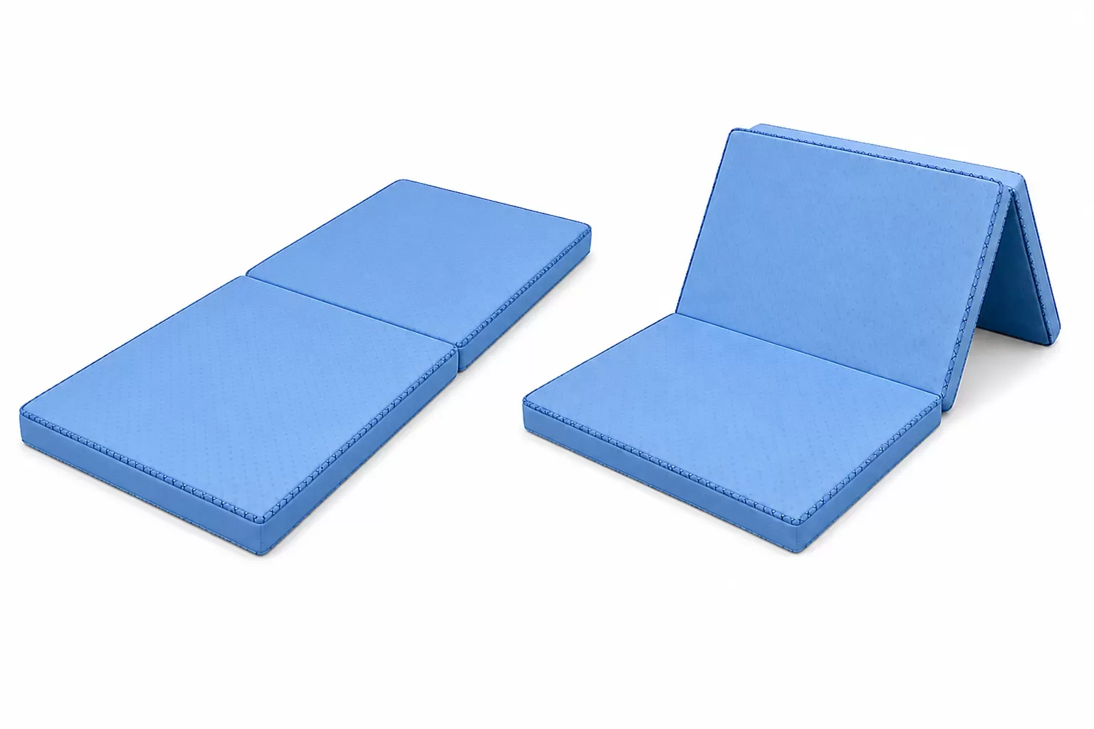 Nệm gấp được chia thành hai dòng phổ biến là nệm gấp 2 và nệm gấp 3