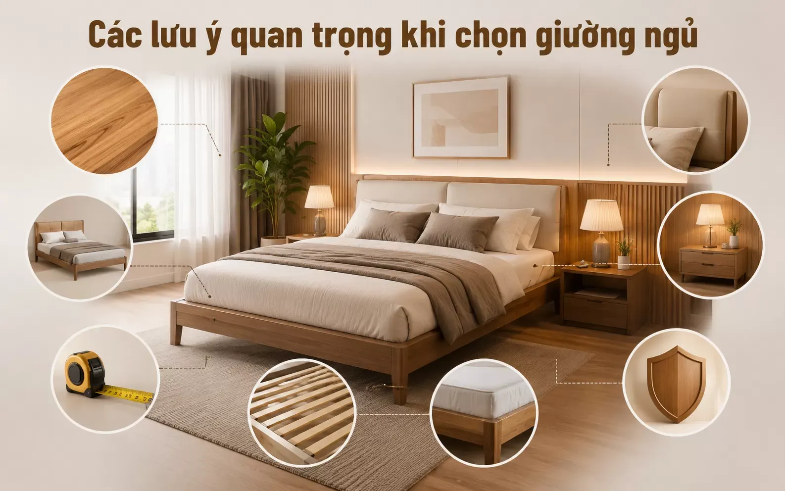 Các lưu ý quan trọng khi chọn giường ngủ
